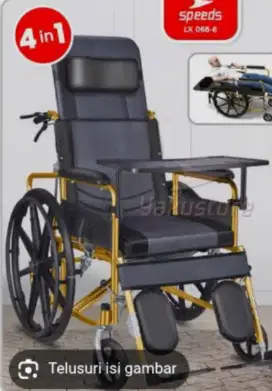 Kursi roda 4 in 1