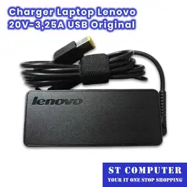 Charger Laptop Lenovo 20V-3,25A USB Original