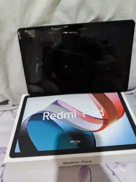 Redmi pad 6/128gb kondisi pecah