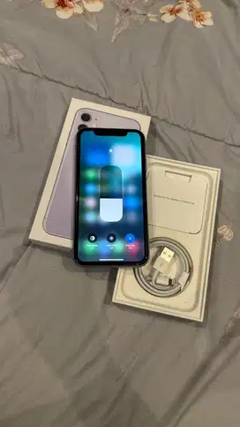 Dijual Iphone 11 Purple 128GB Resmi Ibox Lengkap