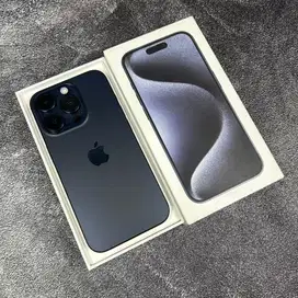 Iphone 15 Pro 256GB Blue Titanium Garansi 18/09/2026 BH 100 CC 36 Ibox