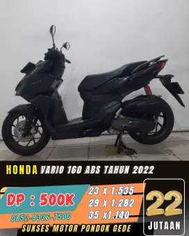 DP 500 RIBU HONDA VARIO 160 ABS TAHUN 2022