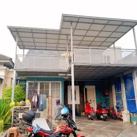 RENOVASI RUMAH RANGKA ATAP BAJA RINGAN PLAVON PVC KANOPI TERAS DLL
