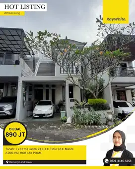 DIJUAL RUMAH DAERAH KOTA JEMBER DENGAN FURNITURE