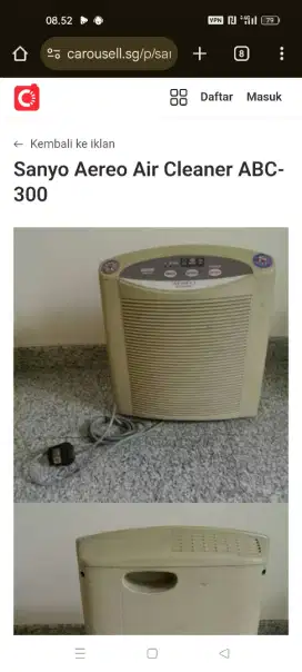 Aereo air clener