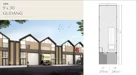 Gudang Modern multifungsi Bizpark di PIK 2