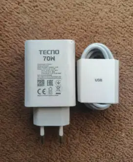 Charger original techno/infinix 70 watt