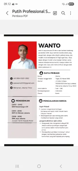 Mencari pekerjaan driver