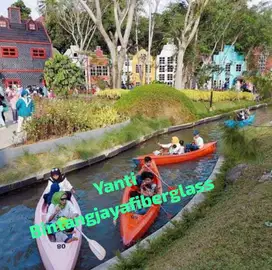 perahu kano duble,sampan dayung ready stok