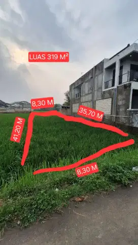 Dijual Cepat Tanah/Sawah Pinggir jalanTanpa Perantara!