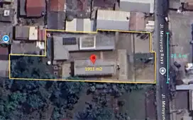 DISEWAKAN TANAH STRATEGIS SIAP BANGUN 1911 M² DI DEPOK