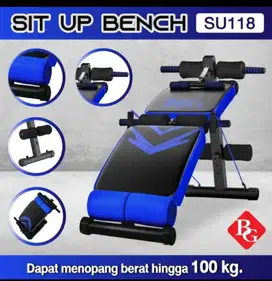 Bench Sit Up Abdominal Muscle Kursi Gym Alat OR Latih & Bentuk Perut