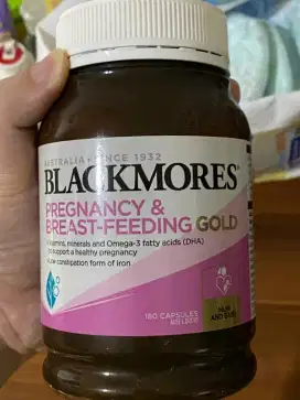 Blackmores Pregnancy & Breast-Feeding Gold 180 Kapsul - Suplemen Ibu