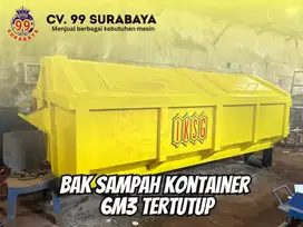 Bak Kontainer Sampah Tertutup dan Terbuka 6M3