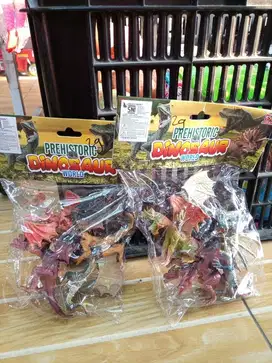 mainan anak set animal dinosaurus