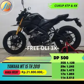 YAMAHA MT15 TH 2019 FREE KIRIM SEJABODETABEK DAN BERGARANSI