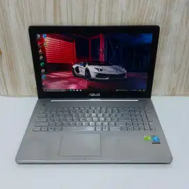 Asus N550JV workstation core.i5 Nvidia Ram12GB/ssd128GB/hdd1TB bogor