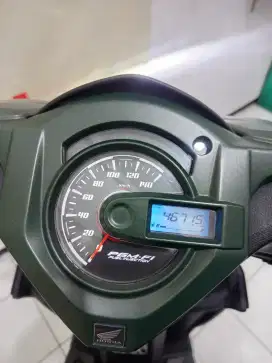 Km 4 Ribu Honda Beat Deluxe keyless tahun 2024 Hijau doff