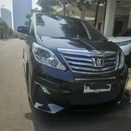 Toyota Alphard Q 2012 ISTIMEWA MODIF BLACK BYSON, PJK PJG SIAP PAKAI