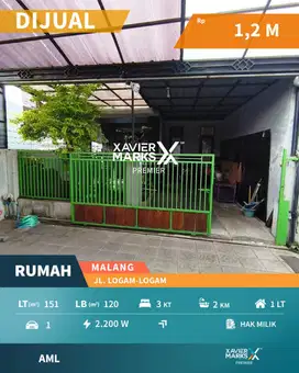 Dijual Rumah Dekat Pusat Kota di Sulfat Blimbing Malang
