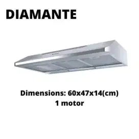 Penghisap Asap Dapur Diamante Spatium 92x Cooker Slim Hood