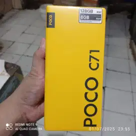 Poco C71 4/128 Baru dan garansi resmi