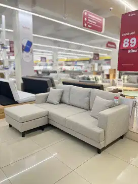 sofa sudut 3 seater murah