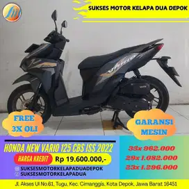 HONDA NEW VARIO 125 CBS ISS 2022 CASH/KREDIT DP MURAH SYARAT MUDAH