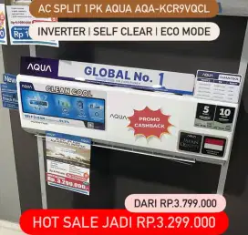 PROMO KREDIT AC INVERTER AQUA 1 PK GRATIS CICILAN 1x