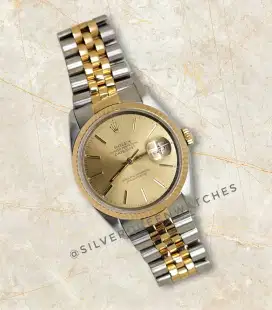 Promo Rolex 18KSS datejust Champagne