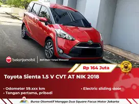 [ GARANSI 1TH ] Toyota Sienta 1.5 V CVT AT Merah 2018/2019