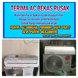 Terima AC bekas rusak
