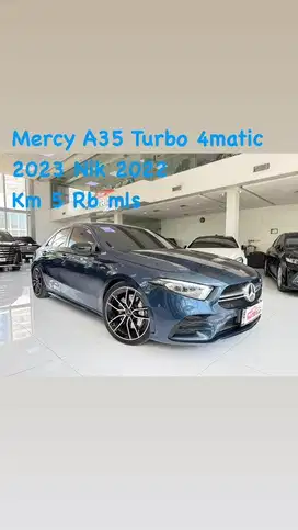 Mercy A35 Turbo 4matic 2023 nik22 Blue Siap Pakai