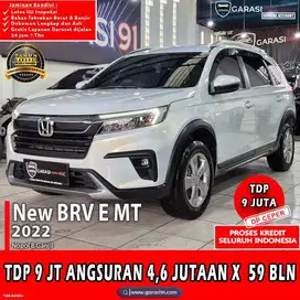 [Tdp 9 jt] HONDA NEW BRV E MT 2022[MANUAL]