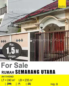 DIJUAL RUMAH DI SEMARANG UTARA A4114