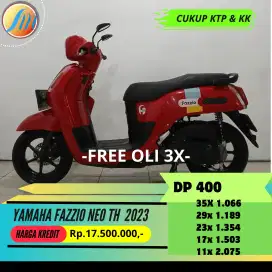 YAMAHA FAZZIO NEO TH 2023 FREE KIRIM SEJABODETABEK DAN BERGARANSI