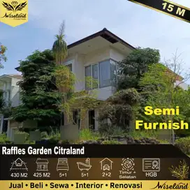 Dijual Rumah Raffles Garden Citraland Surabaya