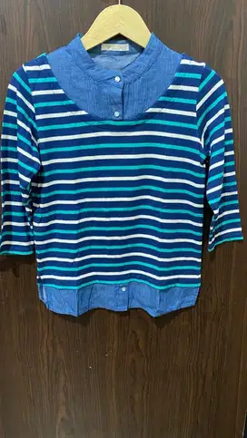 KEMEJA BLOUSE SALUR WANITA