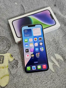 Iphone 14 plus purple 256gb garansi resmi indonesia