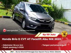 [ BANYAK BONUS ] Honda Brio E CVT AT Facelift Abu 2022/2023