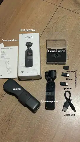 camera DJI osmo pocket mulus lengkap