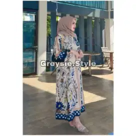 Daster CANADA TERBARU 2025 Rayon VIRAL LD 110-120
