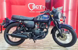JualCpt90%LikeNew PjkOkt26 KM18Rb KAWASAKI W175 2021 SE BLUE NAVY