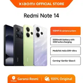Bismillah, siap beli xiaomi redmi note 14 4G 8/256 second/baru !