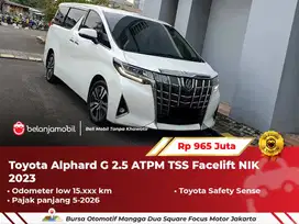 [ LOW KM 15RB ] Toyota Alphard G 2.5 ATPM TSS Facelift 2023/2024