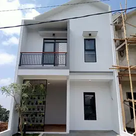 RUMAH MODERN RASA VILLA 2 LANTAI DEKAT STASIUN KCIC PADALARANG BANDUNG