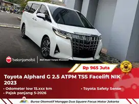 [ LOW KM 15RB ] Toyota Alphard G 2.5 ATPM TSS Facelift 2023/2024