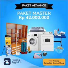 Paket Usaha Laundry Paket MASTER Advance Siap Profit 42 Juta-an