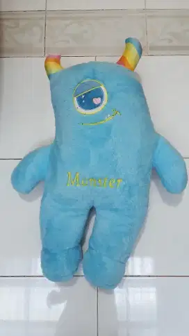 Boneka Monster Biru Jumbo