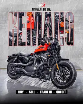 (BPKB & STNK) LOW KM 4000-an Harley Davidson Sportster 48 Nik 2020 V&H